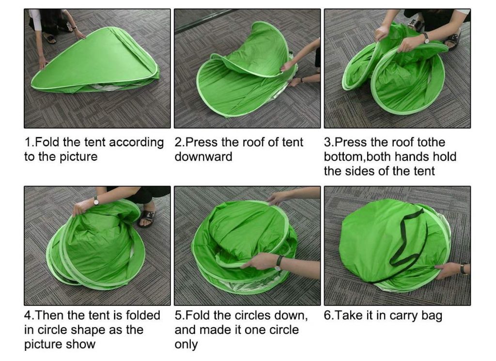 How to Fold a Tent?
